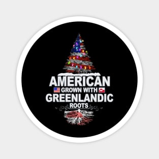 Christmas Tree  American Grown With Greenlandic Roots - Gift for Greenlandic From Greenland Magnet